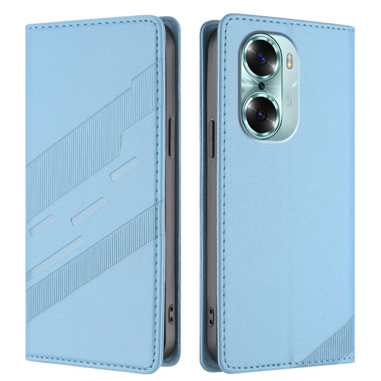 For Honor 60 Embossed Multi-functional Wallet Retro Leather Phone Case
