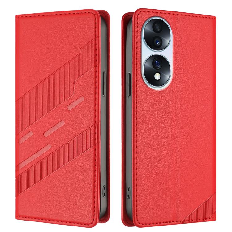 For Honor 70 Embossed Multi-functional Wallet Retro Leather Phone Case