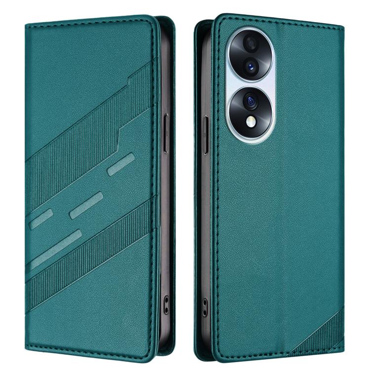 For Honor 70 Embossed Multi-functional Wallet Retro Leather Phone Case