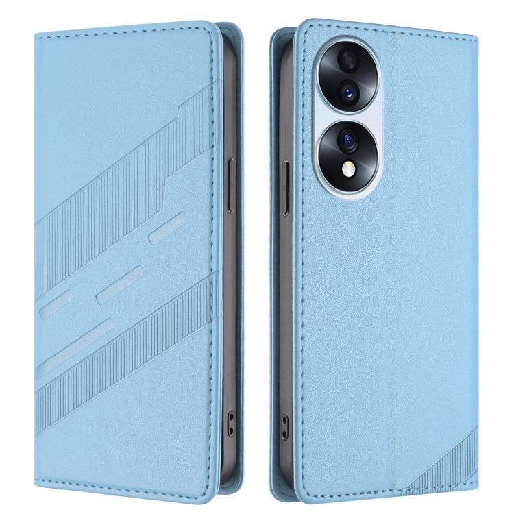 For Honor 70 Embossed Multi-functional Wallet Retro Leather Phone Case
