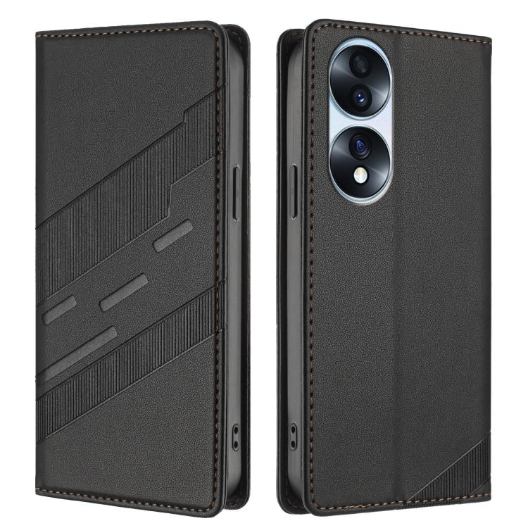 For Honor 70 Pro Embossed Multi-functional Wallet Retro Leather Phone Case