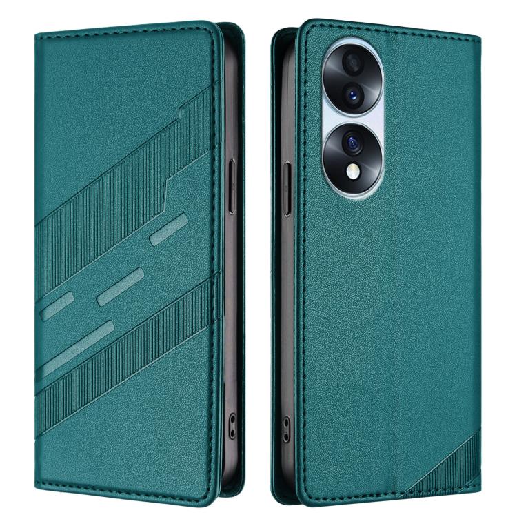 For Honor 70 Pro Embossed Multi-functional Wallet Retro Leather Phone Case