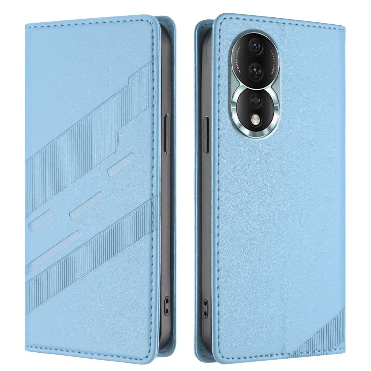 For Honor 80 Embossed Multi-functional Wallet Retro Leather Phone Case