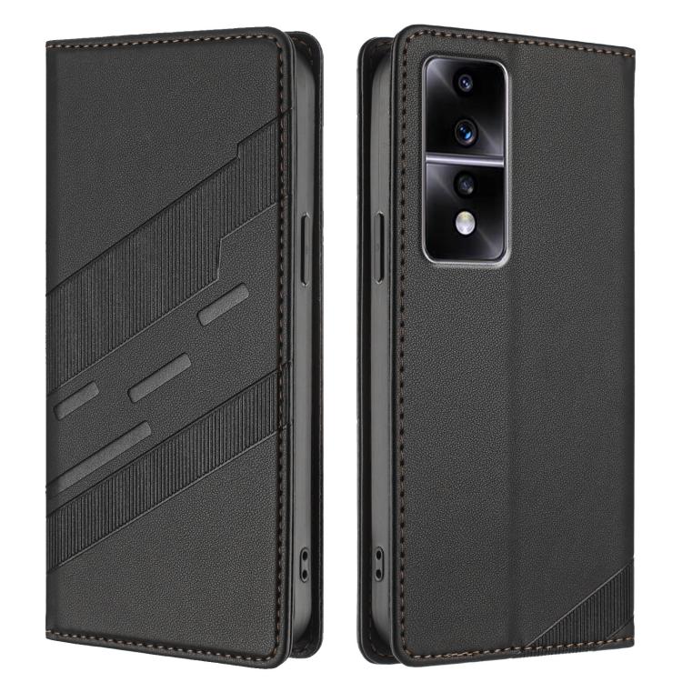 For Honor 80 GT Embossed Multi-functional Wallet Retro Leather Phone Case