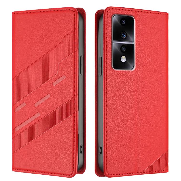 For Honor 80 GT Embossed Multi-functional Wallet Retro Leather Phone Case