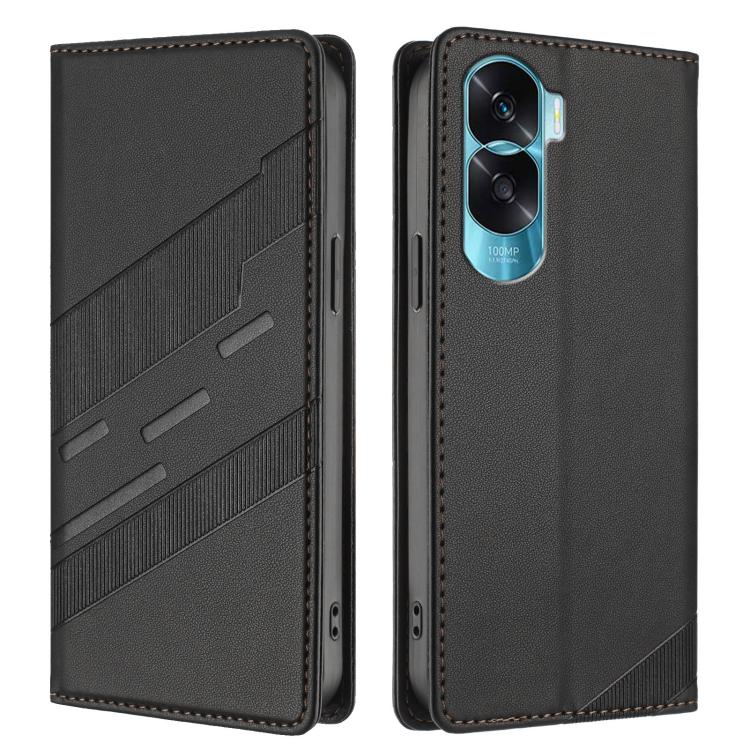 For Honor 90 Lite / X50i Embossed Multi-functional Wallet Retro Leather Phone Case
