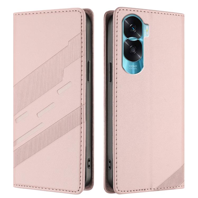 For Honor 90 Lite / X50i Embossed Multi-functional Wallet Retro Leather Phone Case