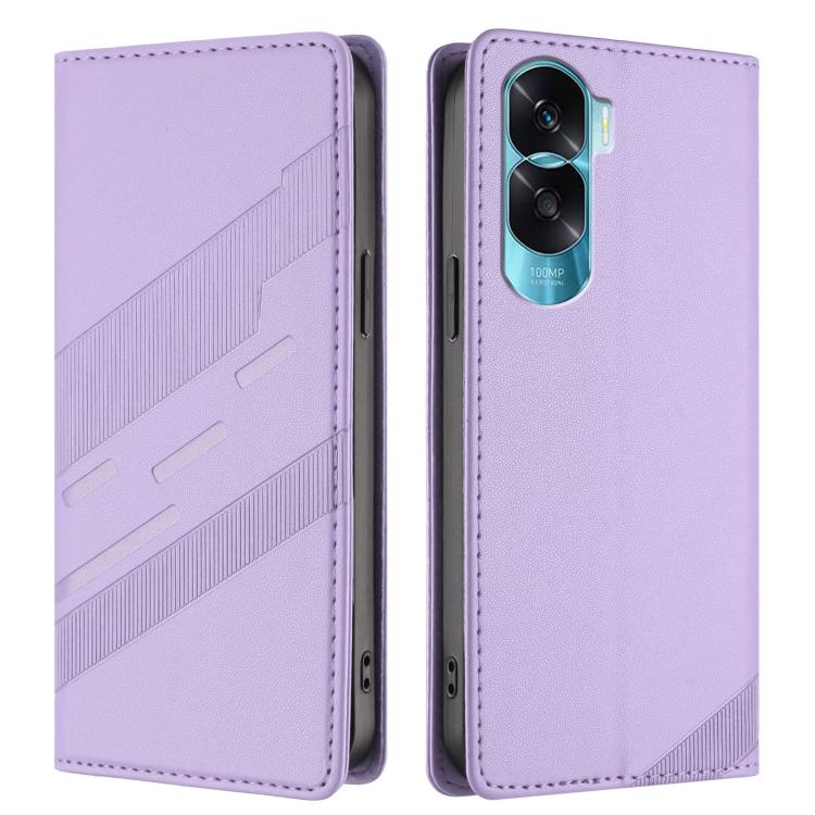 For Honor 90 Lite / X50i Embossed Multi-functional Wallet Retro Leather Phone Case