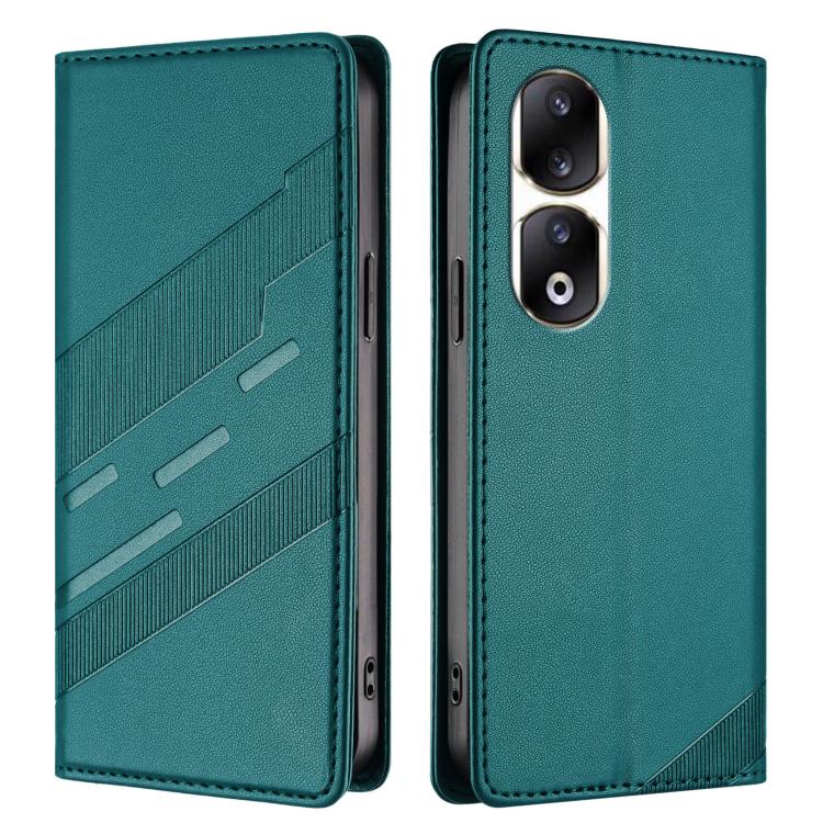 For Honor 90 Pro Embossed Multi-functional Wallet Retro Leather Phone Case