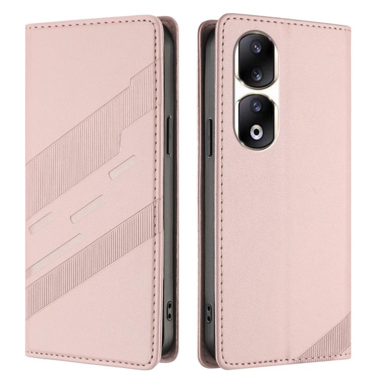 For Honor 90 Pro Embossed Multi-functional Wallet Retro Leather Phone Case