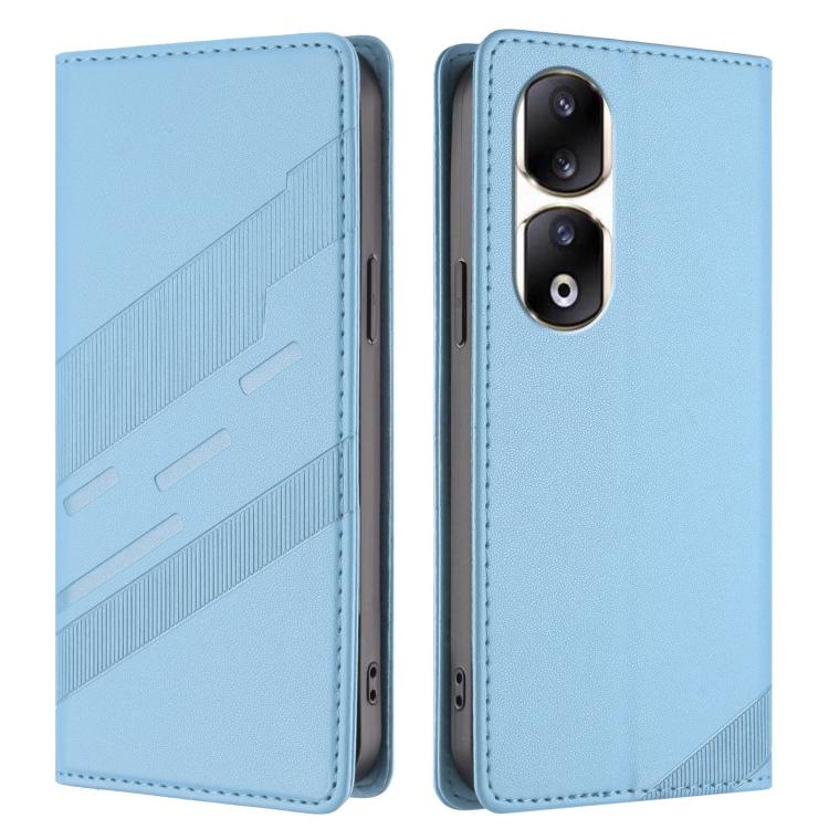 For Honor 90 Pro Embossed Multi-functional Wallet Retro Leather Phone Case
