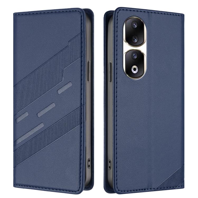 For Honor 90 Pro Embossed Multi-functional Wallet Retro Leather Phone Case