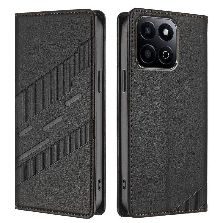For Honor 200 Smart 5G / X7c 4G Embossed Multi-functional Wallet Retro Leather Phone Case