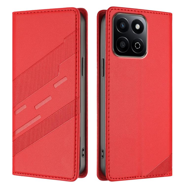 For Honor 200 Smart 5G / X7c 4G Embossed Multi-functional Wallet Retro Leather Phone Case