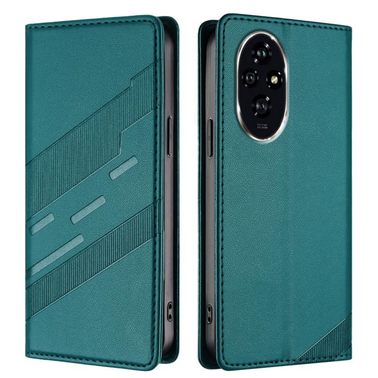 For Honor 200 Pro Embossed Multi-functional Wallet Retro Leather Phone Case