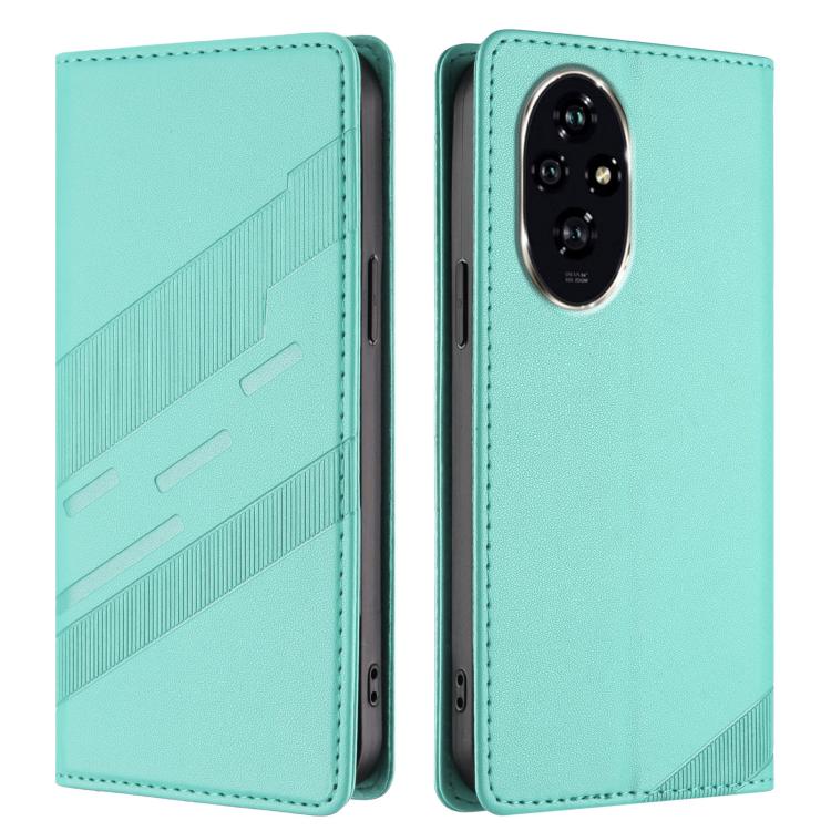 For Honor 200 Pro Embossed Multi-functional Wallet Retro Leather Phone Case