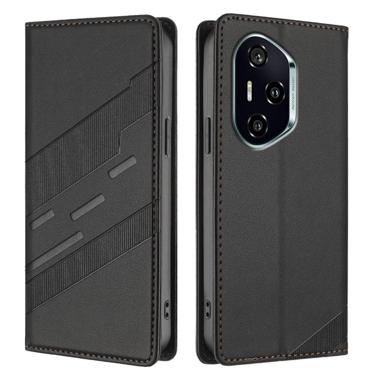 For Honor 400 Global 156.5mm Embossed Multi-functional Wallet Retro Leather Phone Case