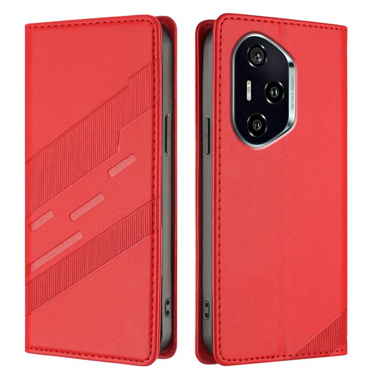 For Honor 400 Global 156.5mm Embossed Multi-functional Wallet Retro Leather Phone Case