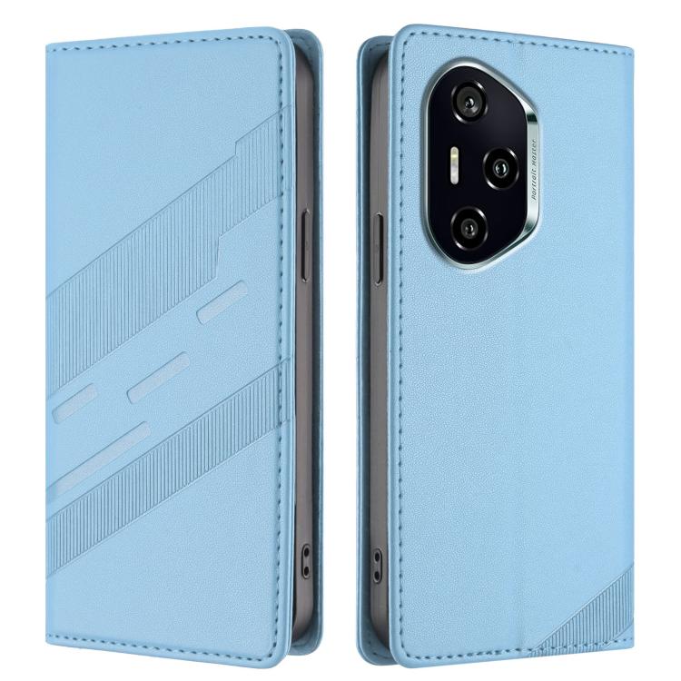 For Honor 400 Global 156.5mm Embossed Multi-functional Wallet Retro Leather Phone Case
