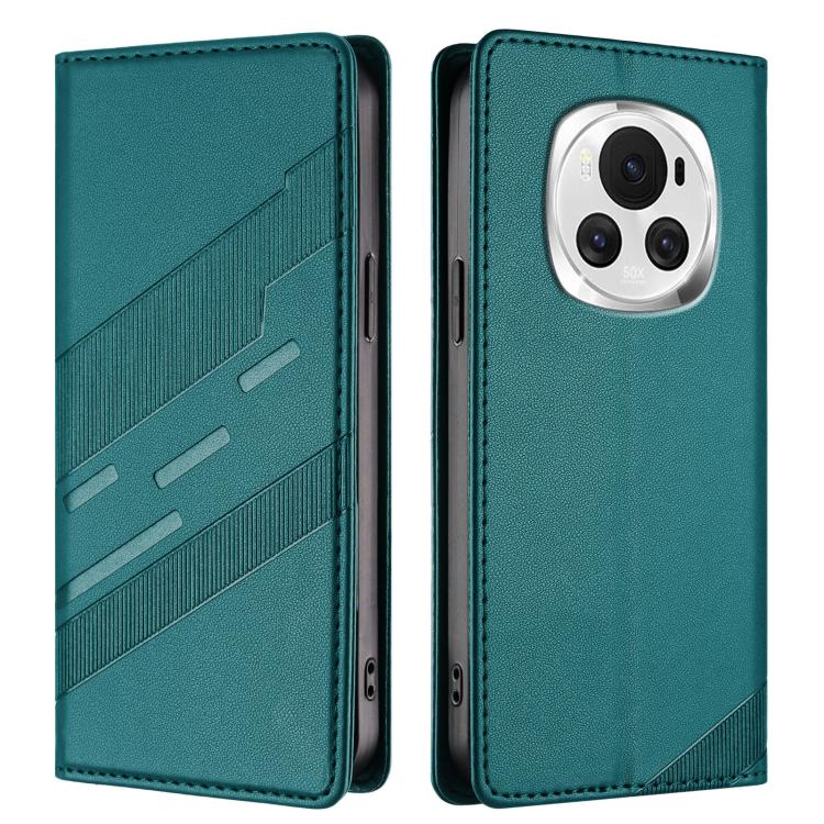 For Honor Magic6 Embossed Multi-functional Wallet Retro Leather Phone Case
