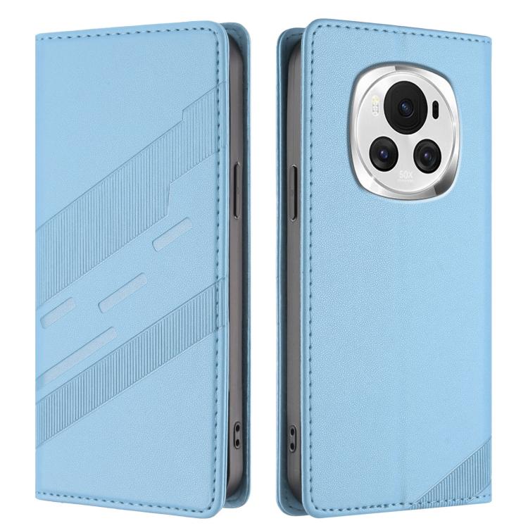 For Honor Magic6 Embossed Multi-functional Wallet Retro Leather Phone Case
