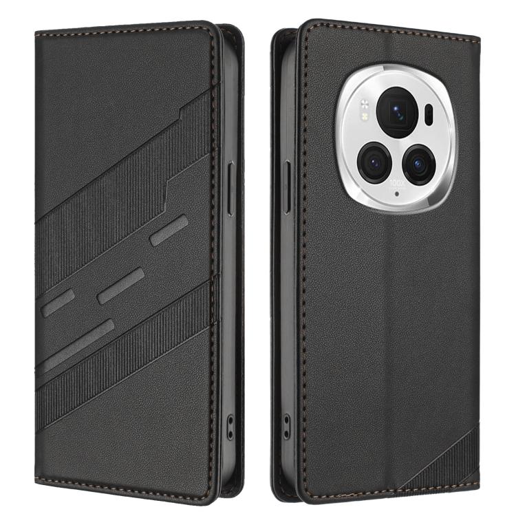 For Honor Magic6 Pro Embossed Multi-functional Wallet Retro Leather Phone Case