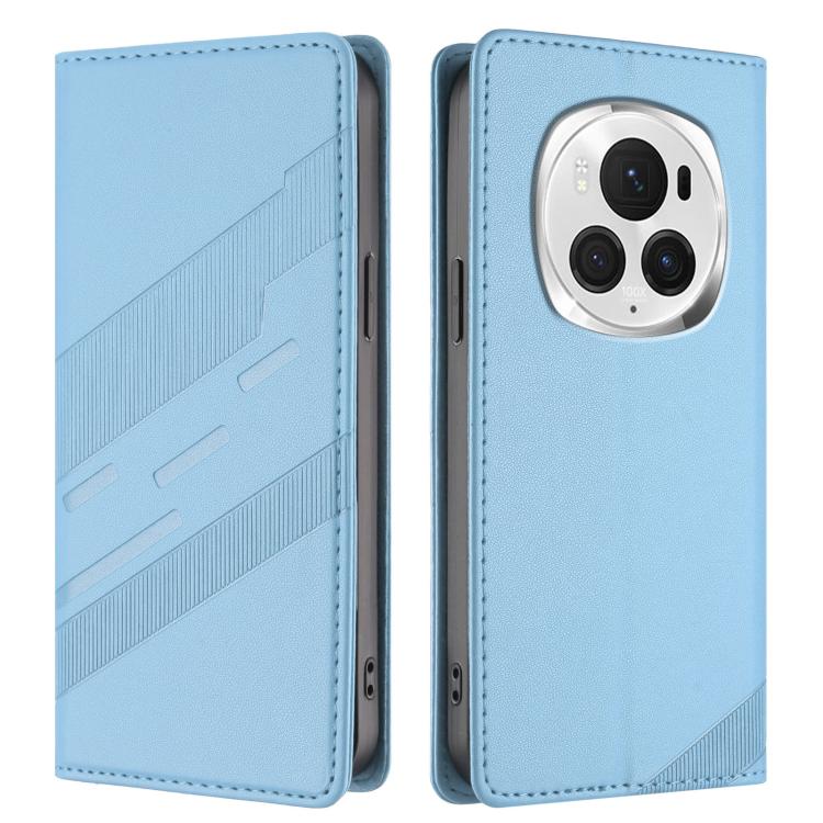 For Honor Magic6 Pro Embossed Multi-functional Wallet Retro Leather Phone Case