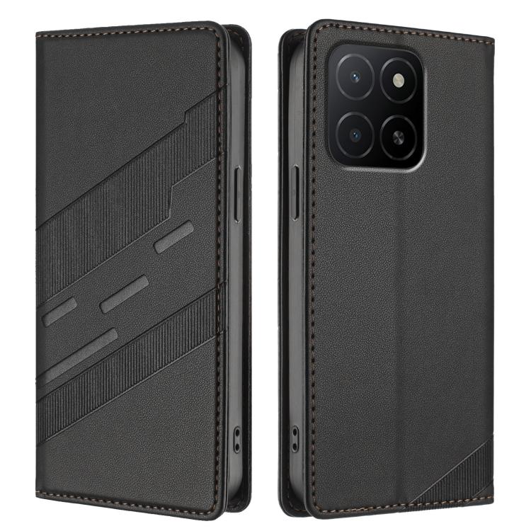 For Honor X5b / X5b Plus Embossed Multi-functional Wallet Retro Leather Phone Case