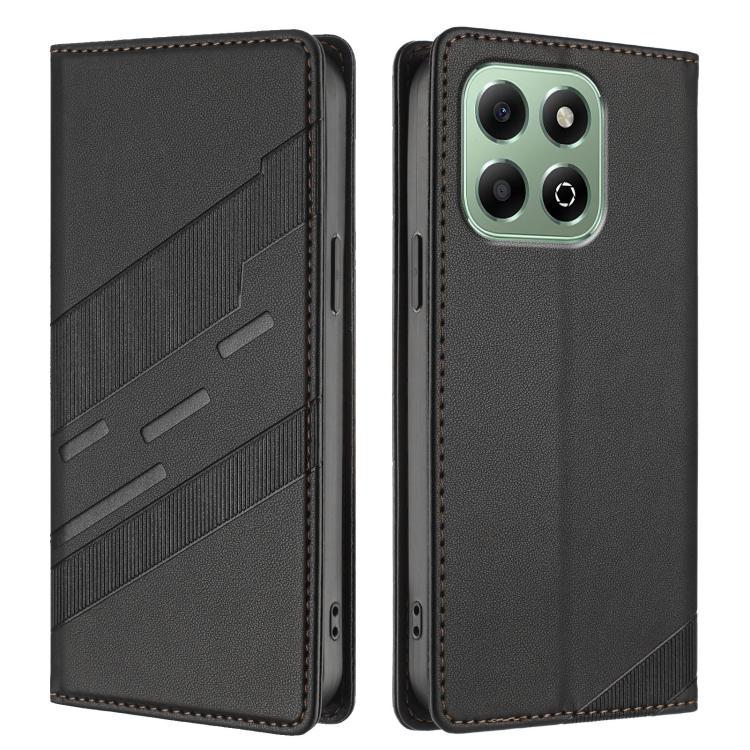 For Honor X6b / X6a 4G Embossed Multi-functional Wallet Retro Leather Phone Case