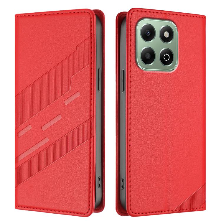 For Honor X6b / X6a 4G Embossed Multi-functional Wallet Retro Leather Phone Case