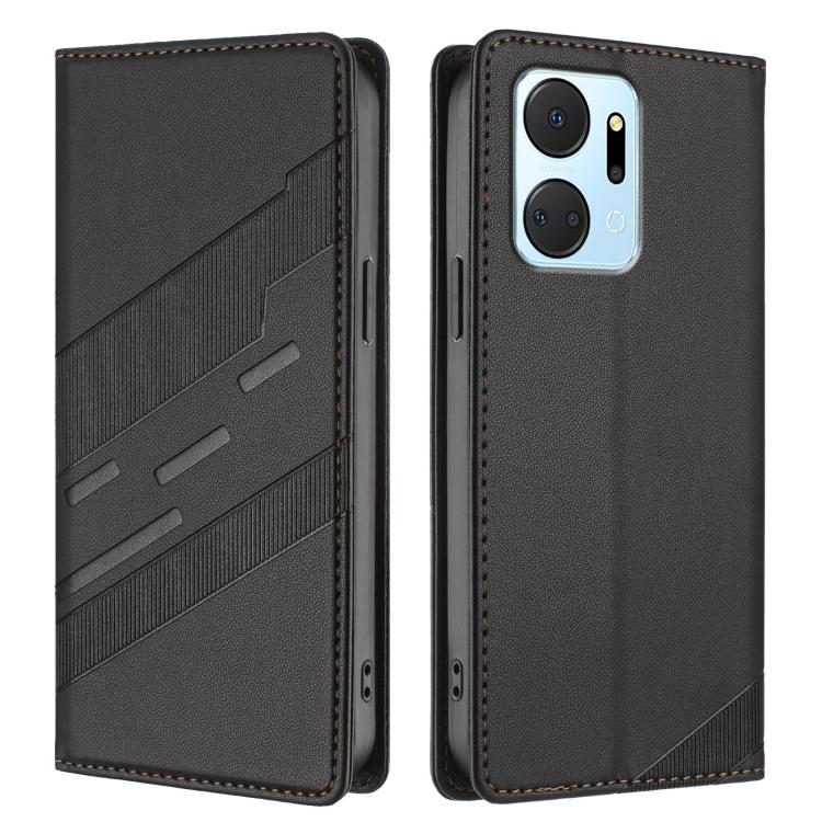 For Honor X7a 4G / Play7T 5G Embossed Multi-functional Wallet Retro Leather Phone Case