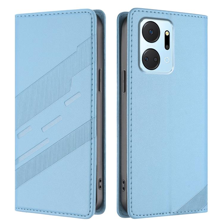 For Honor X7a 4G / Play7T 5G Embossed Multi-functional Wallet Retro Leather Phone Case