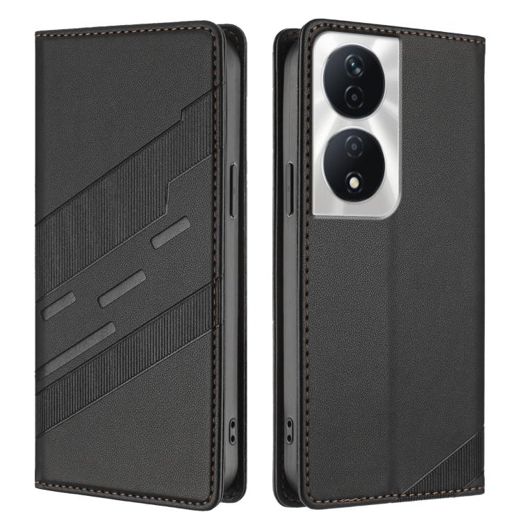 For Honor X7b 5G / X7b / 90 Smart Embossed Multi-functional Wallet Retro Leather Phone Case