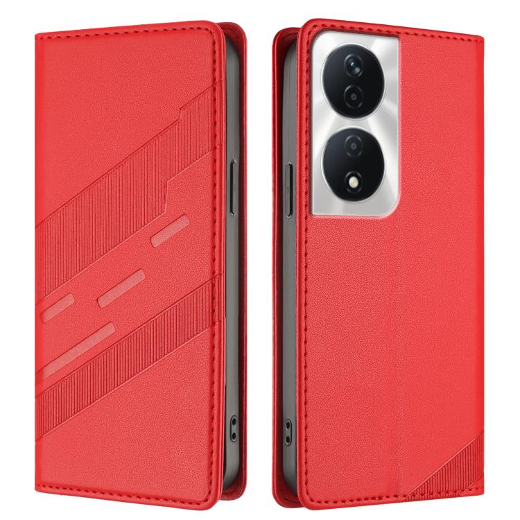 For Honor X7b 5G / X7b / 90 Smart Embossed Multi-functional Wallet Retro Leather Phone Case