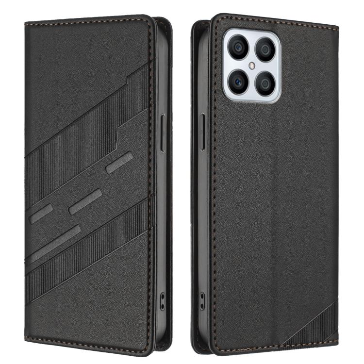 For Honor X8 4G / X30i / Play6T Pro Embossed Multi-functional Wallet Retro Leather Phone Case