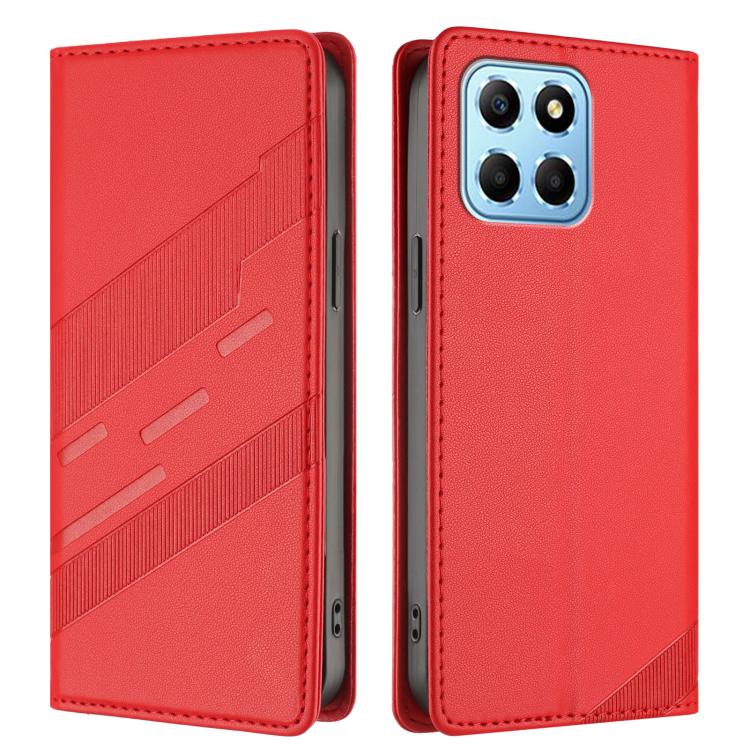 For Honor X8 5G / X6 4G / 70 Lite Embossed Multi-functional Wallet Retro Leather Phone Case