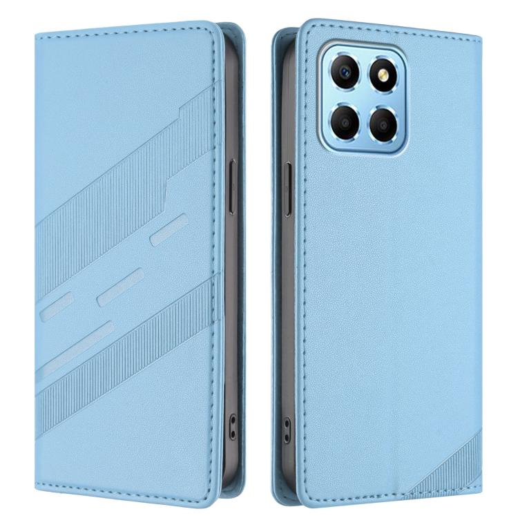 For Honor X8 5G / X6 4G / 70 Lite Embossed Multi-functional Wallet Retro Leather Phone Case