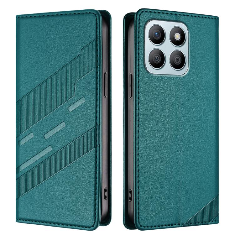 For Honor X8b Embossed Multi-functional Wallet Retro Leather Phone Case