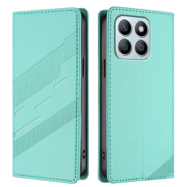 For Honor X8b Embossed Multi-functional Wallet Retro Leather Phone Case