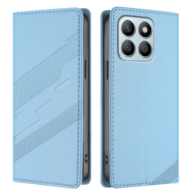 For Honor X8b Embossed Multi-functional Wallet Retro Leather Phone Case
