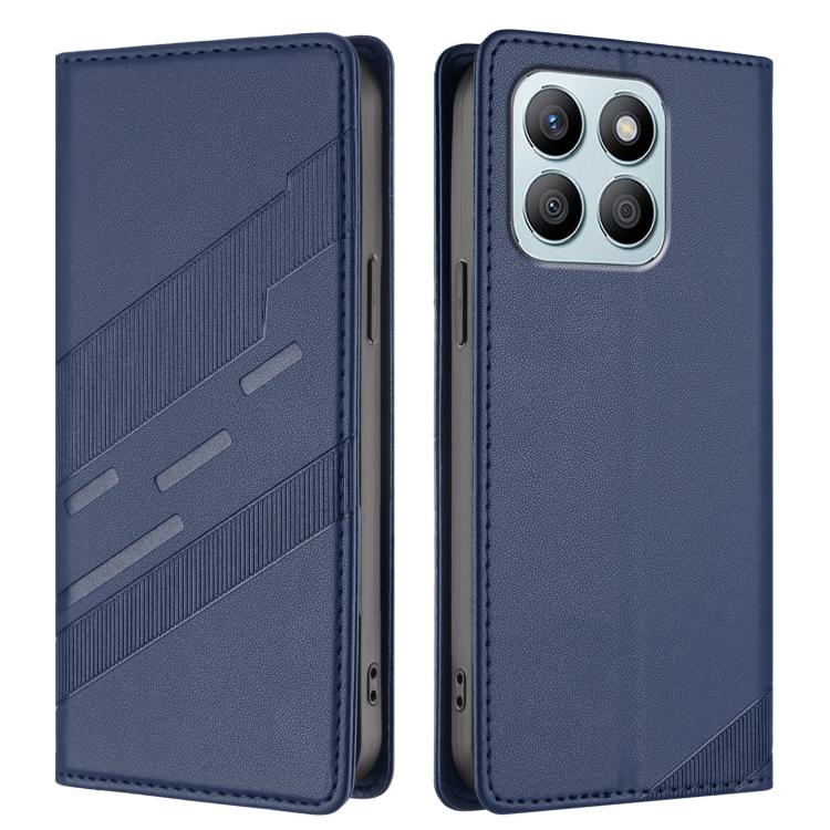 For Honor X8b Embossed Multi-functional Wallet Retro Leather Phone Case