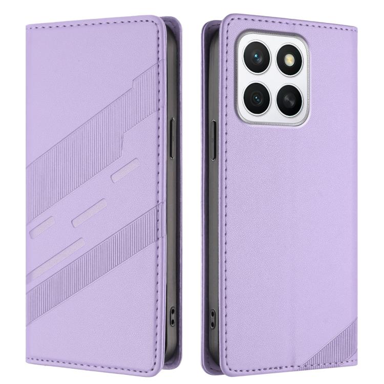 For Honor X8c 4G Embossed Multi-functional Wallet Retro Leather Phone Case