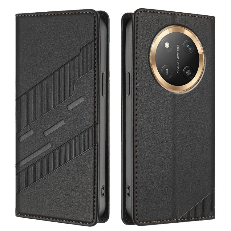 For Honor X9c / Magic7 Lite Embossed Multi-functional Wallet Retro Leather Phone Case