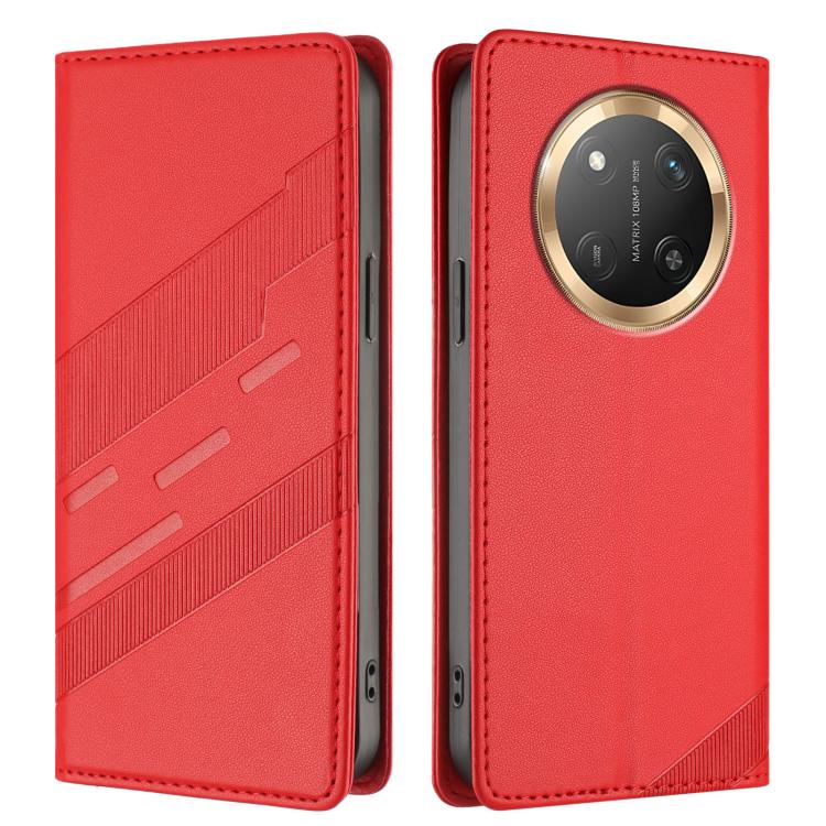 For Honor X9c / Magic7 Lite Embossed Multi-functional Wallet Retro Leather Phone Case