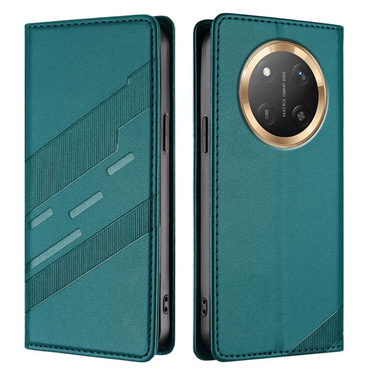 For Honor X9c / Magic7 Lite Embossed Multi-functional Wallet Retro Leather Phone Case