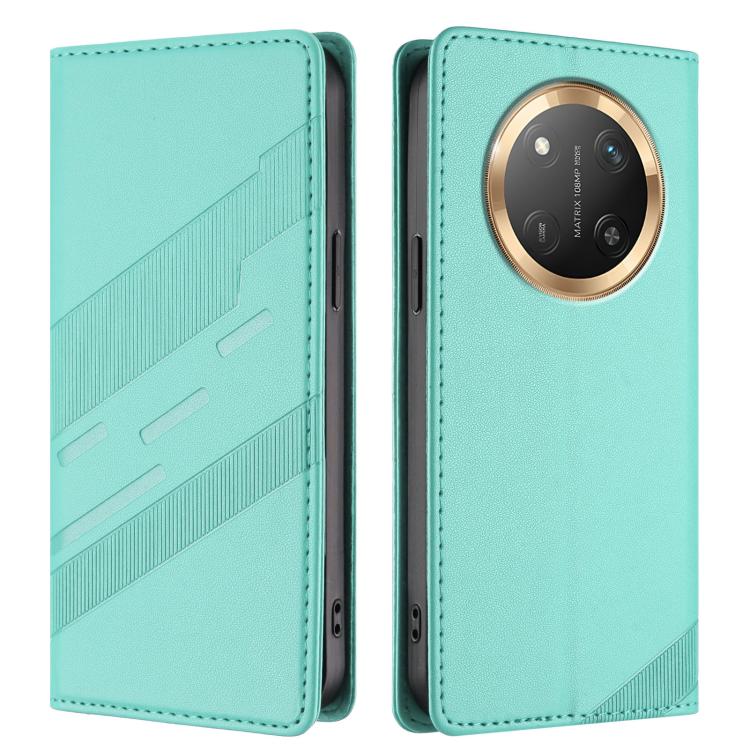 For Honor X9c / Magic7 Lite Embossed Multi-functional Wallet Retro Leather Phone Case