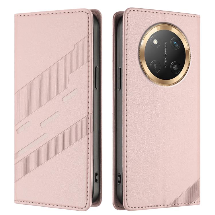 For Honor X9c / Magic7 Lite Embossed Multi-functional Wallet Retro Leather Phone Case