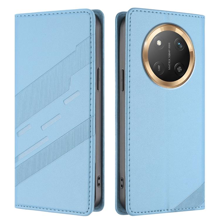 For Honor X9c / Magic7 Lite Embossed Multi-functional Wallet Retro Leather Phone Case