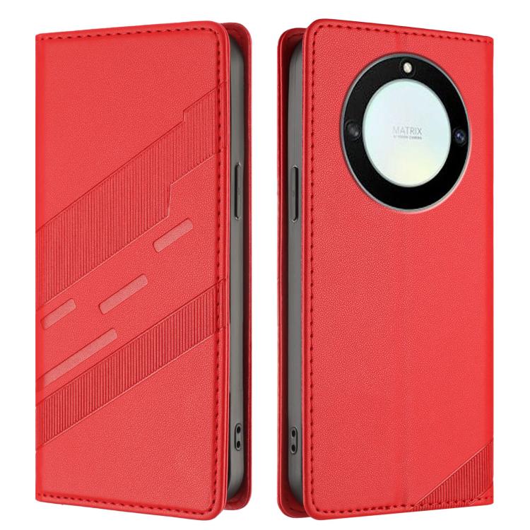 For Honor X40 / X9a / Magic5 Lite Embossed Multi-functional Wallet Retro Leather Phone Case