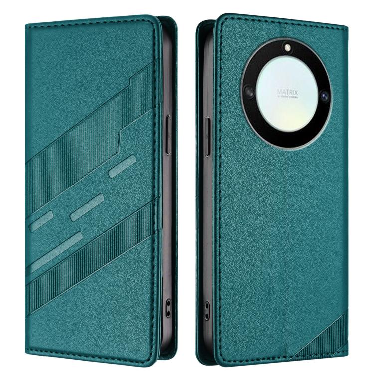 For Honor X40 / X9a / Magic5 Lite Embossed Multi-functional Wallet Retro Leather Phone Case